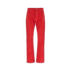 Versace Men Red Denim Jeans
